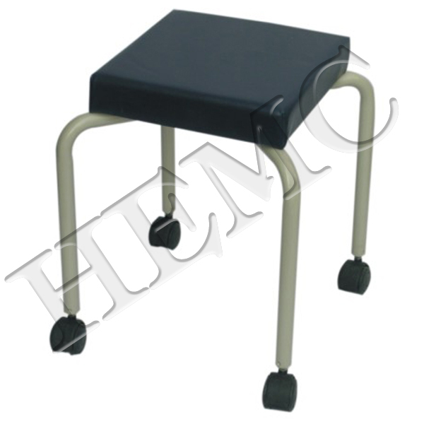 PATIENT’S STOOL, 4 LEGGED, FIXED HEIGHT