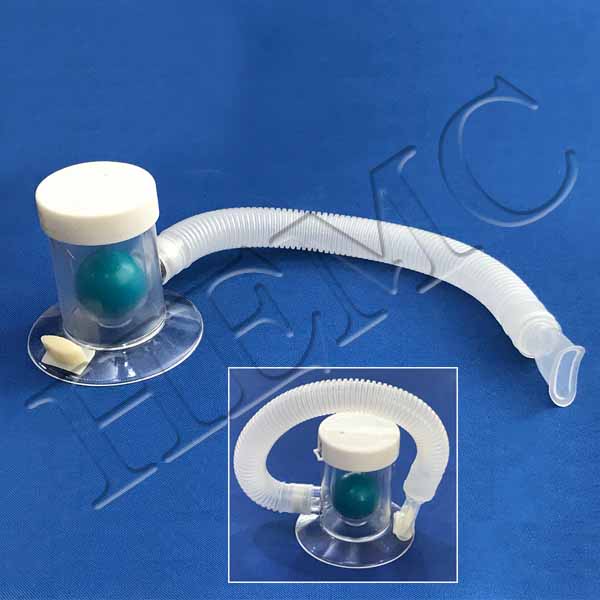 LUNG EXERCISER, SINGLE BALL (SPIROMETER)