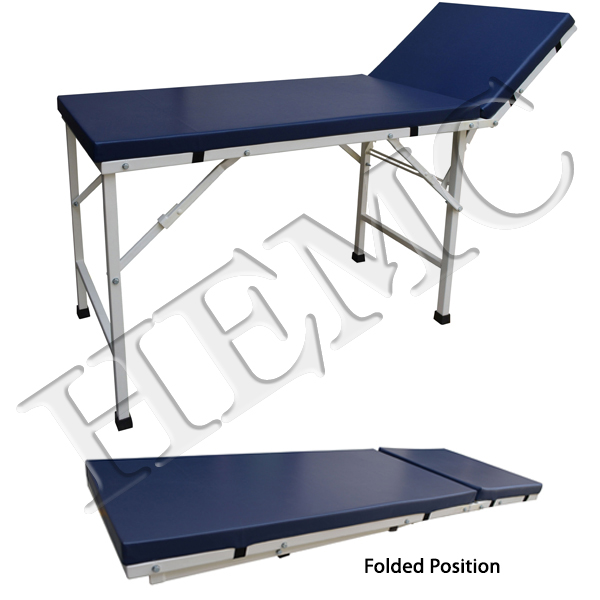 EXAMINATION TABLE, CUSHIONED, FOLDABLE